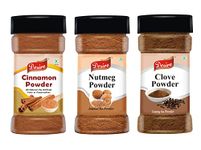 Desire Cinnamon Powder | Clove Powder | Nutmeg Powder - 100 Gram Each | Premium Spice Blends for Flavorful Cooking & Baking