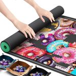 Lwoeo Jigsaw Puzzle Mat Roll Up, No