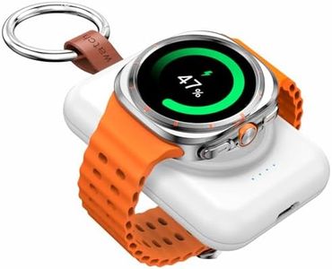 ACEQINGSE Portable Charger for Samsung Galaxy Watch 7 Ultra, 1800mAh Wireless Magnetic Charger, Keychain Power Bank for Samsung Galaxy Watch 7/ Ultra /6/6 Classic/5/5Pro/4/3 and Active 2/1