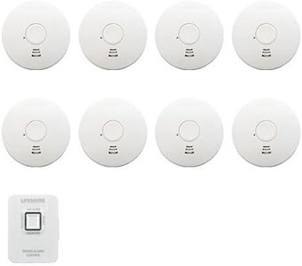 PSA Lifesaver DCWBUNDLE8-8X LIF6000DCW 10 Year Wireless Lithium Smoke Alarms with Free Controller, Wireless Interlink, AS3786:2014 Compliant, Local Australian Support