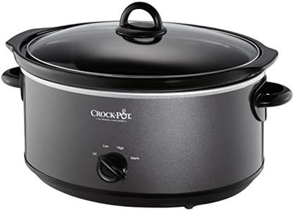 Crockpot SCV700-CH-BR Slow Cooker, 7 quarts, Charcoal