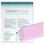 Epi-Derm C-Strip - 1.4 x 6 in - (5 Pack) (Clear) Silicone Scar Sheets from Biodermis