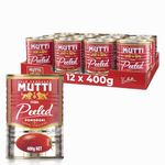 Mutti - Pelati Peeled Tomatoes, 400g, (Pack of 12)