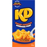 Kraft Dinner Sharp Cheddar Macaroni and Cheese Dinner, 175g, 24 ct Case