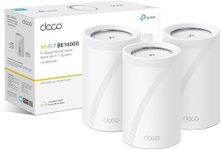 2026 New TP-Link Deco BE68(3-pack) BE14000Mbps Tri Band Mesh WiFi 7 System, 10 Gigabit Port, 8100 ft2 Whole Home Coverage, 200+ Devices Connection, Extender Booster, VPN, APP Setup, GoogleHome/Alexa