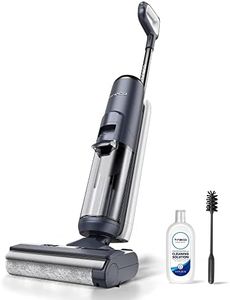 Tineco FLOOR ONE S5 Smart Cordless Wet-Dry Vacuum Cleaner and Mop for Hard Floors, Digital Display, Long Run Time, Great for Sticky Messes and Pet Hair, Space-Saving Design