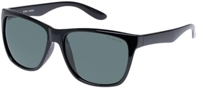 Cancer Council Uni-Sex Bondi Black D-Frame Sunglasses