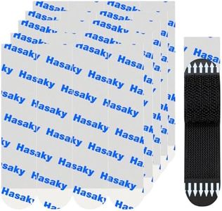 Hasaky Picture Hanging Strips 20 Pairs，Damage Free Removable Picture Hangers, Refill Adhesive Strips for Rent Room, Hook and Loop Strips Mounting Tape for Painted Wall