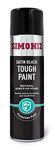 Simoniz Engine Paint, Easy To Use Satin Black Spray Paint For Your Engine, Perfect Enamel Paint For Motorcycle & Car Engine, Tough & Durable Rust Resistant Car Paint, Quick Drying, Satin Black, 500ml