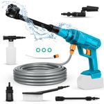 WingFly Cordless Pressure Washer Compatible with Makita Battery 18V, Portable High-Pressure Washer with Hose, Nozzle, Battery Pressure Washers for Car/Floor/Garden Cleaning & Watering(only tool)