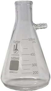 500ml Filtering Flask, Bolt Neck with Tubulation, 3.3 Borosilicate, Heavy Wall, Karter Scientific (Single)