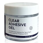 Clear Adhesive Gel, Removable & Reusable Museum Putty for Securing Decor & Collectibles, Versatile Bond for Various Surfaces, Non-Toxic Earthquake Glue for Glass, Crystal, and More, 3.3 oz / 100ml