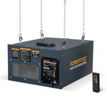 POWERTEC AF4000 3-Speed RF Remote Controlled Air Filtration System (300/350/400 CFM), Hanging Air Filter for Woodworking & Dust Collector, Air Purifier for Garage & Workshop (AF4000)