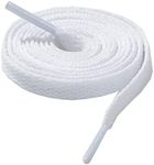 CCSOFTIME Flat White Shoe laces for