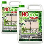 Pro-Kleen NOGrow Weed Killer 10L, See Results In Hours, Double Strength, Glyphosate Free, Kills Moss, Effective on Annual and Perrenial Weeds, Eco-Friendly, Organic, Children and Pet Safe Once Dry
