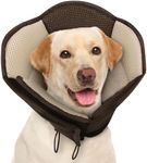 AOFITEE Large Dog Cone, Soft Dog Cone Collar, Adjustable Dog Cone for Dogs After Surgery, Breathable Mesh Dog Surgery Collars & Cones, Elizabethan Collar for Dogs to Prevent Licking Wounds