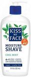 Kiss My Face 4-in-1 Moisture Shave, Cool Mint 11 oz (Pack of 3)