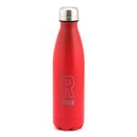 Personalised Name Metal Water Bottle - Insulated Drinks Flask For Him - Unique Birthday Gifts For Men - 500ml Coloured Metal Water Bottle