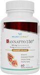 Wellness Extract Eannatto 150mg Vitamin E Tocotrienols Supplement with GG (Annatto Extract) - Most Potent Antioxidant for CoQ10 Support, Healthy Aging - 60 softgels