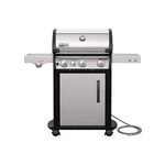 Weber Spirit SP-335 BBQ Gas Grill, Three Burners, Natural Gas (47802101), Stainless Steel