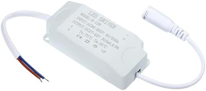 PATIKIL 8-12W 300mA LED Driver, 3 Pack AC 85-265V Output 27-42V DC Female Connector Constant Current Rectifier Transformer External Power Supply