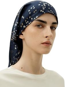LilySilk 100% Silk Bonnet Mulberry Sleep Cap Long for Curly Hair Night Cap for Sleeping Hair Wrap for Women Scorpio