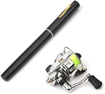 Pocket Collapsible Fishing Rod Reel Combo Mini Fishing Pole Kit Telescopic Fishing Rod Spinning Reel Combo Kit