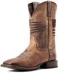 Ariat Mens Circuit Patriot Western Boot Weathered Tan 12