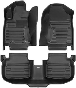 TuxMat - for Subaru Outback 2020-2024 Models - Custom Car Mats - Maximum Coverage, All Weather, Laser Measured - This Full Set Includes 1st and 2nd Rows
