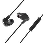 final VR3000 Gaming Earphones For Immersive Spacious Gaming - Open World Adventure Gaming, Virtual Reality & Spatial Gaming Environments - In-Line Microphone and Controls - Black