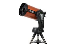 Celestron 11069 NexStar 8SE Computerised Schmidt-Cassegrain Telescope with Fully Automated Mount, SkyAlign Technology and XLT Coating, Black/Orange