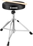 Donner Drum Throne Set, Padded Seat Height Adjustable Drum Stools, 5A Drumsticks Included, Multiple Iterations, Trusted Choice for Drummers
