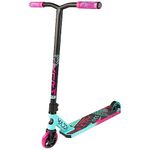 MGP Action Sports – Madd Gear Kick EXTREME V5 Scooter – Suits Boys & Girls Ages 8+ - Max Rider Weight 100kg – 3 Year Manufacturer’s Warranty – World’s #1 Pro Scooter Brand – Built to Last! (Teal/Pink)