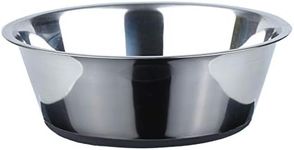 PEGGY11 Deep Stainless Steel Anti-Slip Dog Bowls - Single Pack, 3 Cups