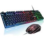 FLAGPOWER RGB Gaming Keyboard and B