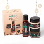 mCaffeine Body Care Gift Set with Berries Body Wash, Body Scrub & Body Butter | Gift Set for Men and Women | Diwali Bhaidooj Sister Brother Birthday Anniversary wife Couples Gift Box with 3 Travel Sized Premium mCaffeine products