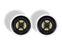 Monoprice Caliber Slim Bezel in-Ceiling Speakers 6.5in Fiber 2-Way (Pair) (134706)