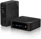 Beelink SER5 Mini PC, AMD Ryzen 7 5800H(up to 4.4GHz) 8C/16T, Mini Computer 16GB DDR4 RAM 500GB NVME SSD, Mini Desktop Computer 4K@60Hz Triple Screen Display WiF 6 BT5.2 WOL PXE HTPC