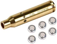 MidTen Bore Sight Cal Red Dot Boresighter for 223 5.56mm Rem Gauge with Two Sets of Batteries