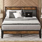 LIKIMIO Queen Bed Frame, Storage He