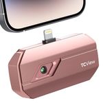 TOPDON TC002 Thermal Camera for iOS (iPhone & iPad), 256x192 IR High Resolution Thermal Imager with lighting port, 25Hz, Thermal Imager for HVAC Inspection, Car Maintenance