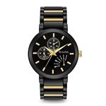 Bulova Mens 98C124 Dress Black Dial Watch