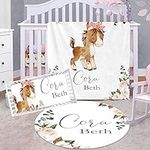 Personalized Baby Horse Fitted Crib
