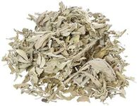 ESSENCIO Shop Pure Natural White Sage Leaves Smudging Removes Negativity, PURIFY Aura (200 gm)