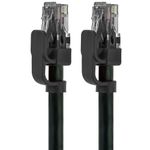 Mediabridge Cat5e Ethernet Patch Cable (3 Feet) - RJ45 Computer Networking Cord - Black