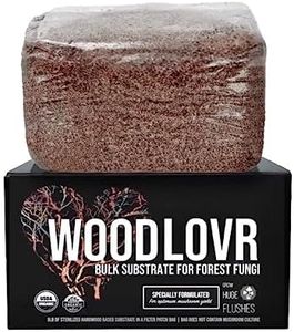 North Spore Organic 'Wood Lovr' Sterile Hardwood Mushroom Substrate, 5 lbs