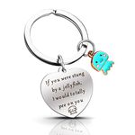 Grevosea Friendship Keyrings Gifts Funny Friendship Keychain Stainless Steel Jellyfish Friendship Keyrings Gifts for Women Best Friends Gift Sister Gift for Birthday Graduation Christmas