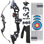 IS-TONGTU Archery Bow Set - Recurve Bow and Arrow Adult Set, 51" Takedown, 30/40/50lb