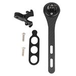 Aigend Bike Computer Mount, Integrated Road Bike Handlebar Stem for Garmin for Bryton Series (Black)