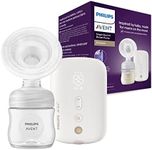 Philips AVENT Premium Cordless Rechargeable Electric Breast Pump with Carry Case and 5 Breast Milk Storage Bags, BPA Free (Model SCF396/31)